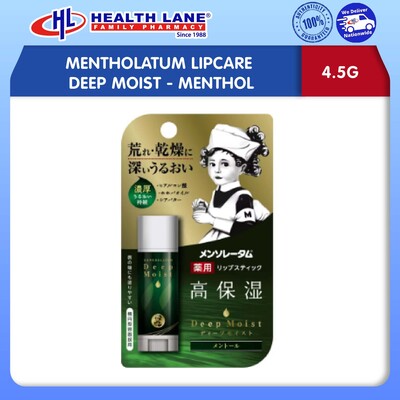 MENTHOLATUM LIPCARE DEEP LEMBAP (4.5G) - MENTHOL